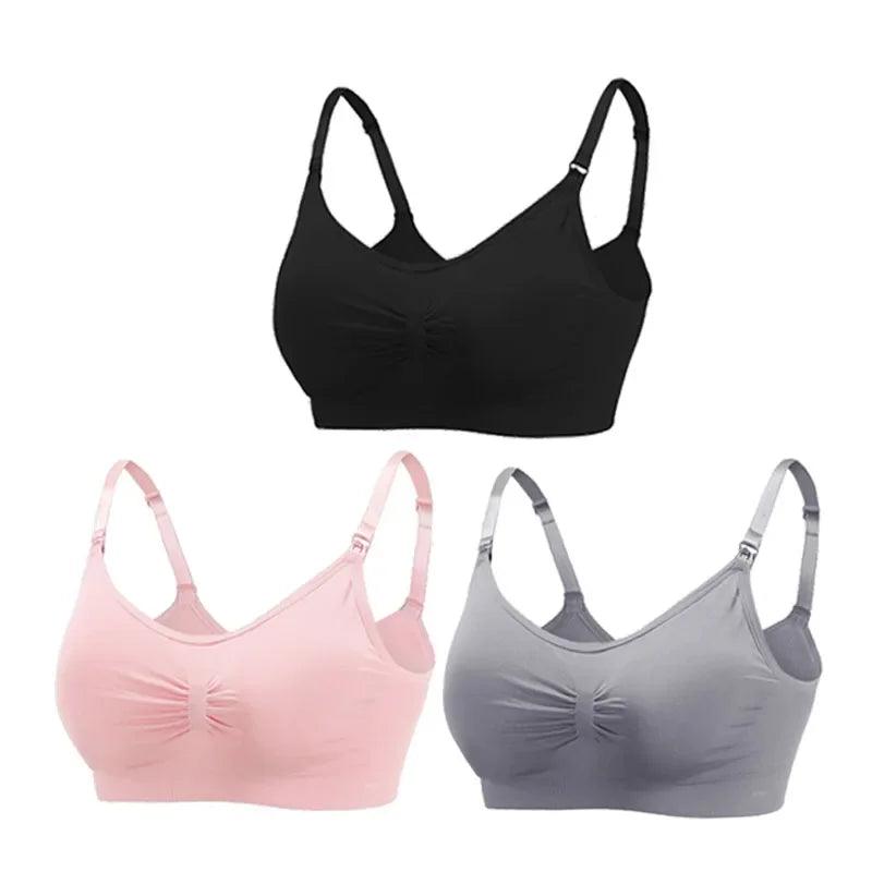 3pc Maternity Breastfeeding Bras - Kiddie Dreamer