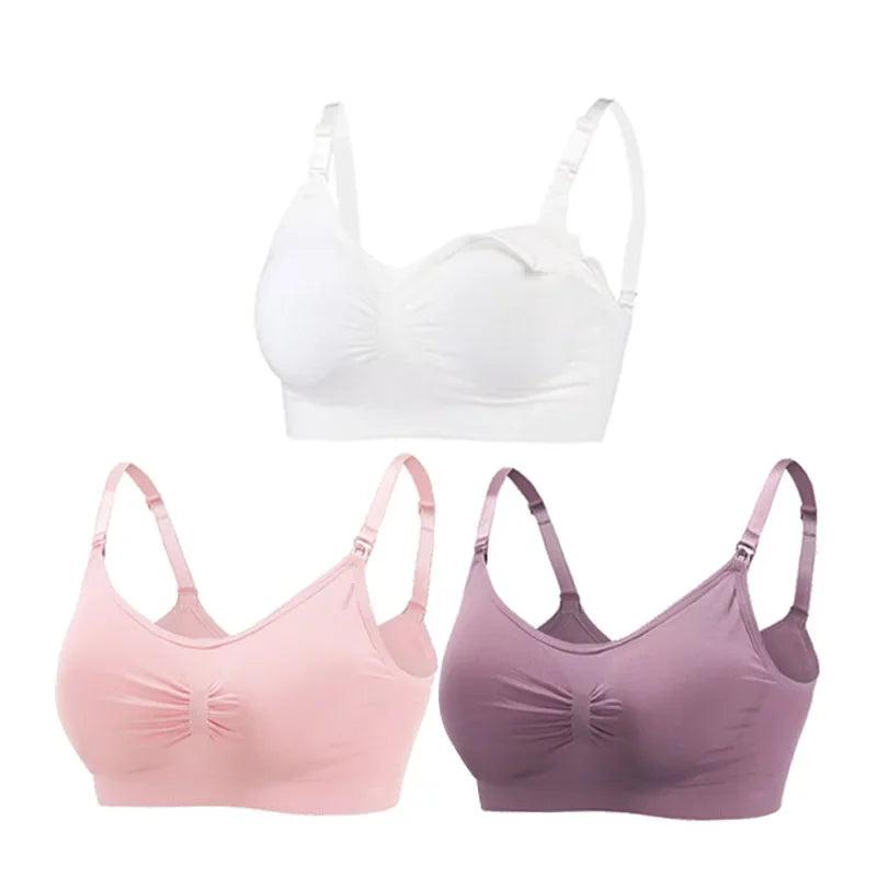 3pc Maternity Breastfeeding Bras - Kiddie Dreamer