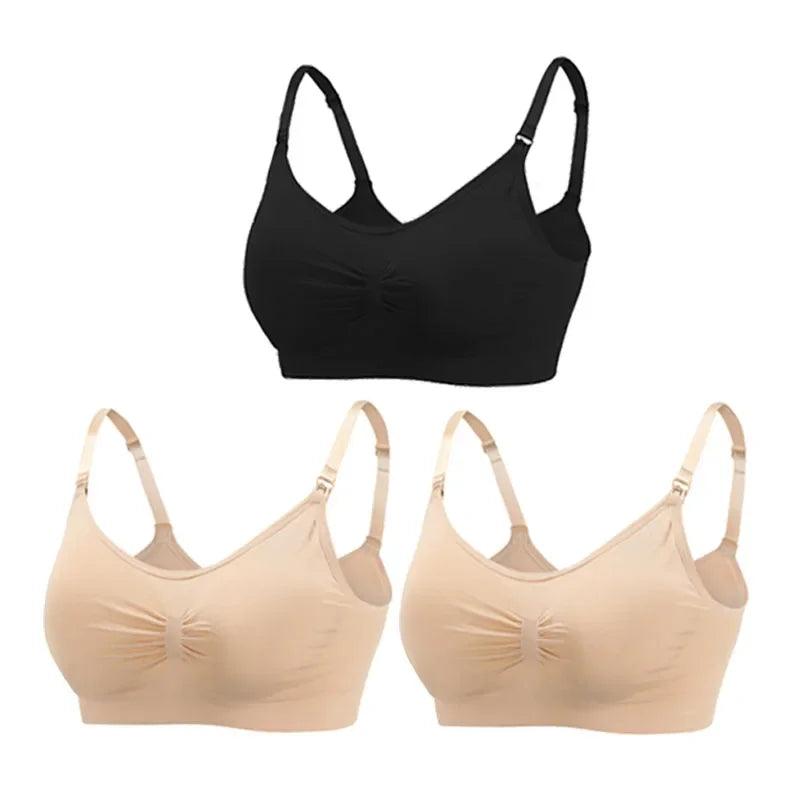 3pc Maternity Breastfeeding Bras - Kiddie Dreamer